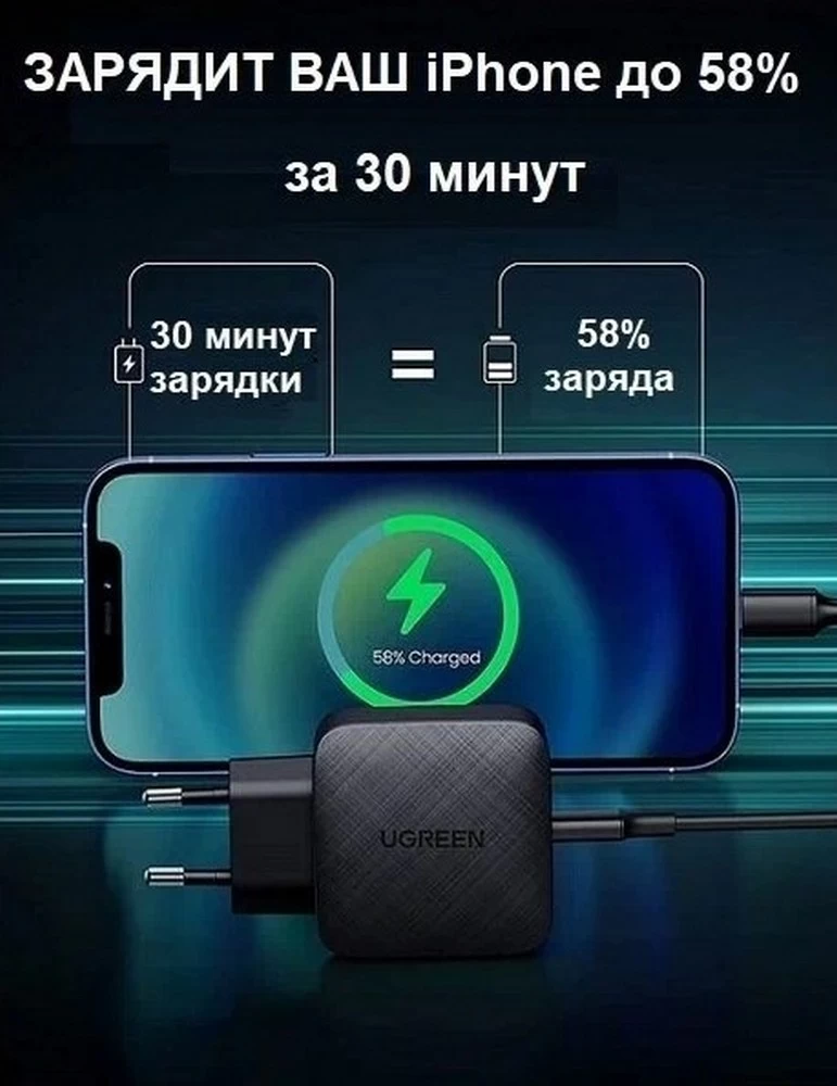 Incarcator pentru telefon mobil UGREEN 70817 photo 3