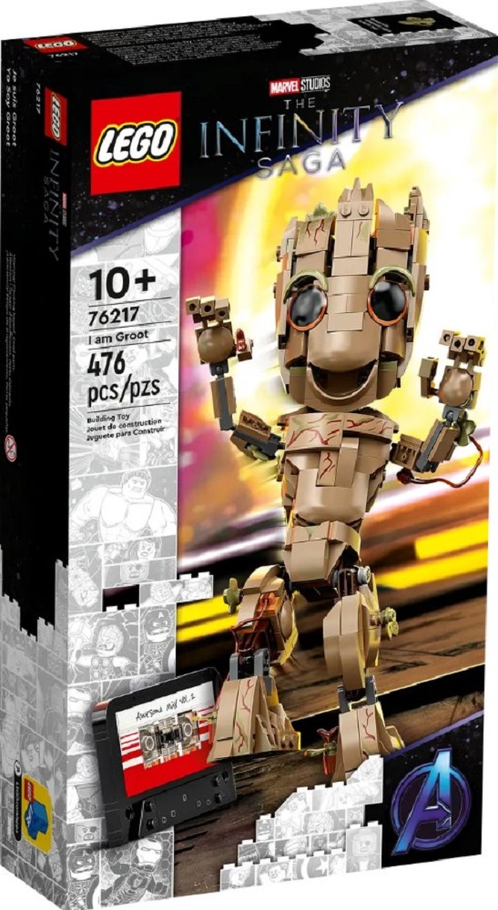 Constructor Lego Marvel I am Groot 76217 de la 10+ ani photo 1
