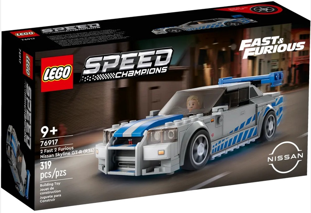 Конструктор Lego Speed Champions 2 Fast 2 Furious Nissan Skyline GT-R (R34) 76917  от 9+ лет photo 1