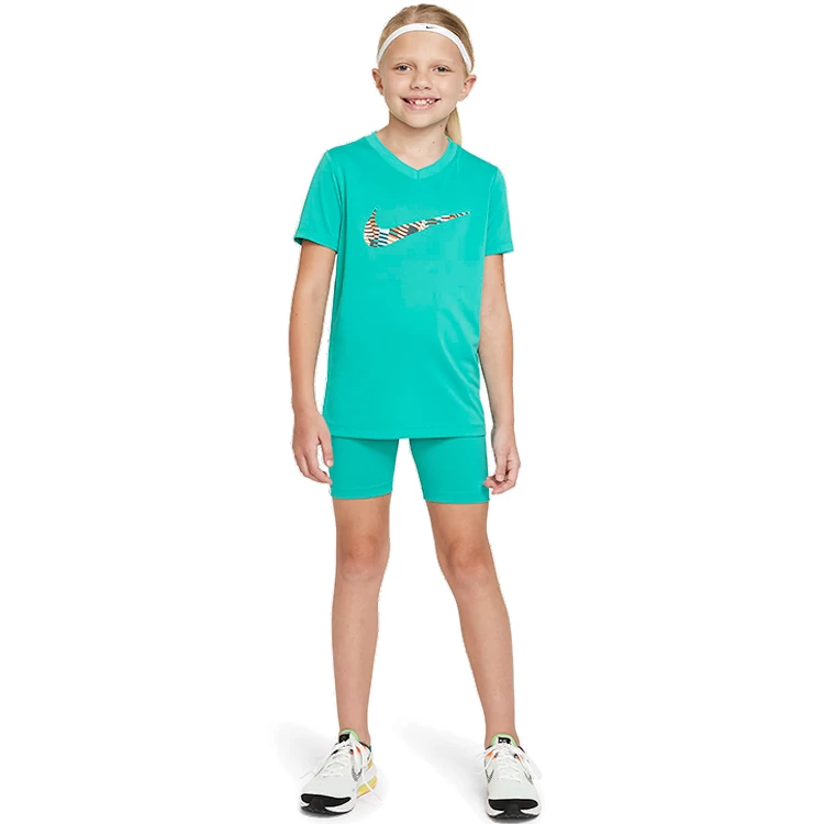 Футболка Nike G NK DF TEE rLEG VNECK SE+ / Женский / L / Зеленый photo 4