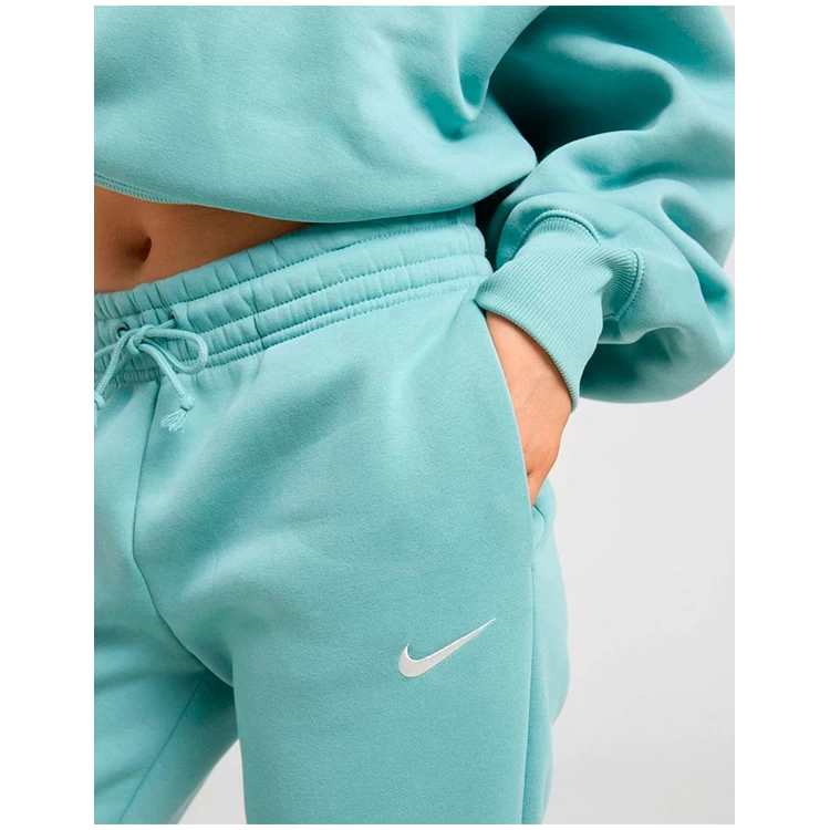 Брюки Nike W NSW PHNX FLC MR PANT STD L Зеленый Женский photo 5