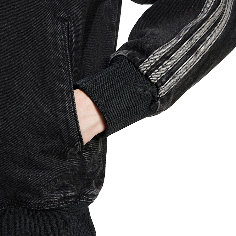 Hanorac pt bărbați Adidas DENIM FB TT S Negru photo 2