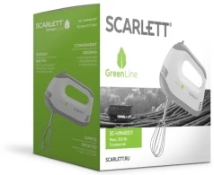 Mixer Scarlett SCHM40S17, 5 trepte viteza, Alb thumbnav 3