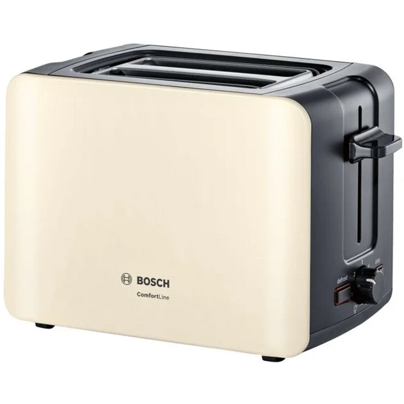 Тостер Bosch TAT6A117, 2 тоста, 1090 Вт, Бежевый photo 1 Тостер Bosch TAT6A117, 2 тоста, 1090 Вт, Бежевый photo 1