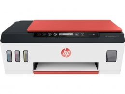 MFD CISS HP Smart Tank 519 Wireless, White/Red/Black, A4, up to 11ppm/5ppm black/color, up to 4800x1200 dpi, 1200x1200dpi, Up to 800 p/m, 800Mhz, 256 Mb, 7 segment LCD, Hi-Speed USB 2.0, Wi-Fi, Bluetooth LE, (3*GT53XL Black 135ml, 1*GT52 C/M/Y) 