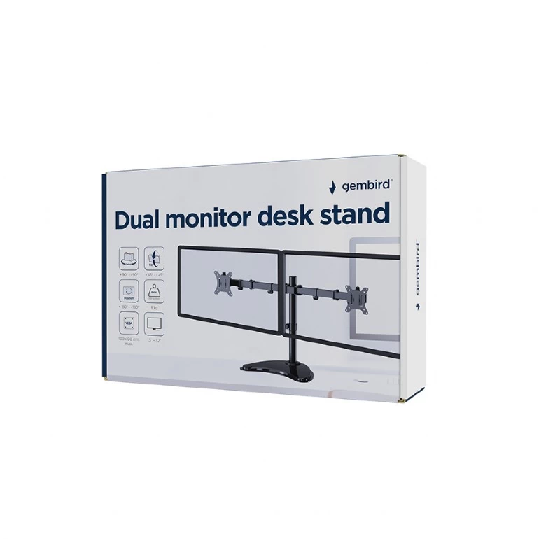 Suport de masa pentru doua monitoruri 13”-32” Gembird MS-D2ST-02 photo 5