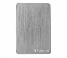 2.5” External HDD 2.0TB (USB3.2)  Verbatim Store 'n' Go ALU Slim, Space Grey, Aluminium, Sleek, Slim, Nero Backup Software, Green Button Energy Saving Software 