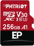 Карта памяти microSD Patriot EP Series V30/ 90Mbps/ 256GB + SD adapter thumbnav 1