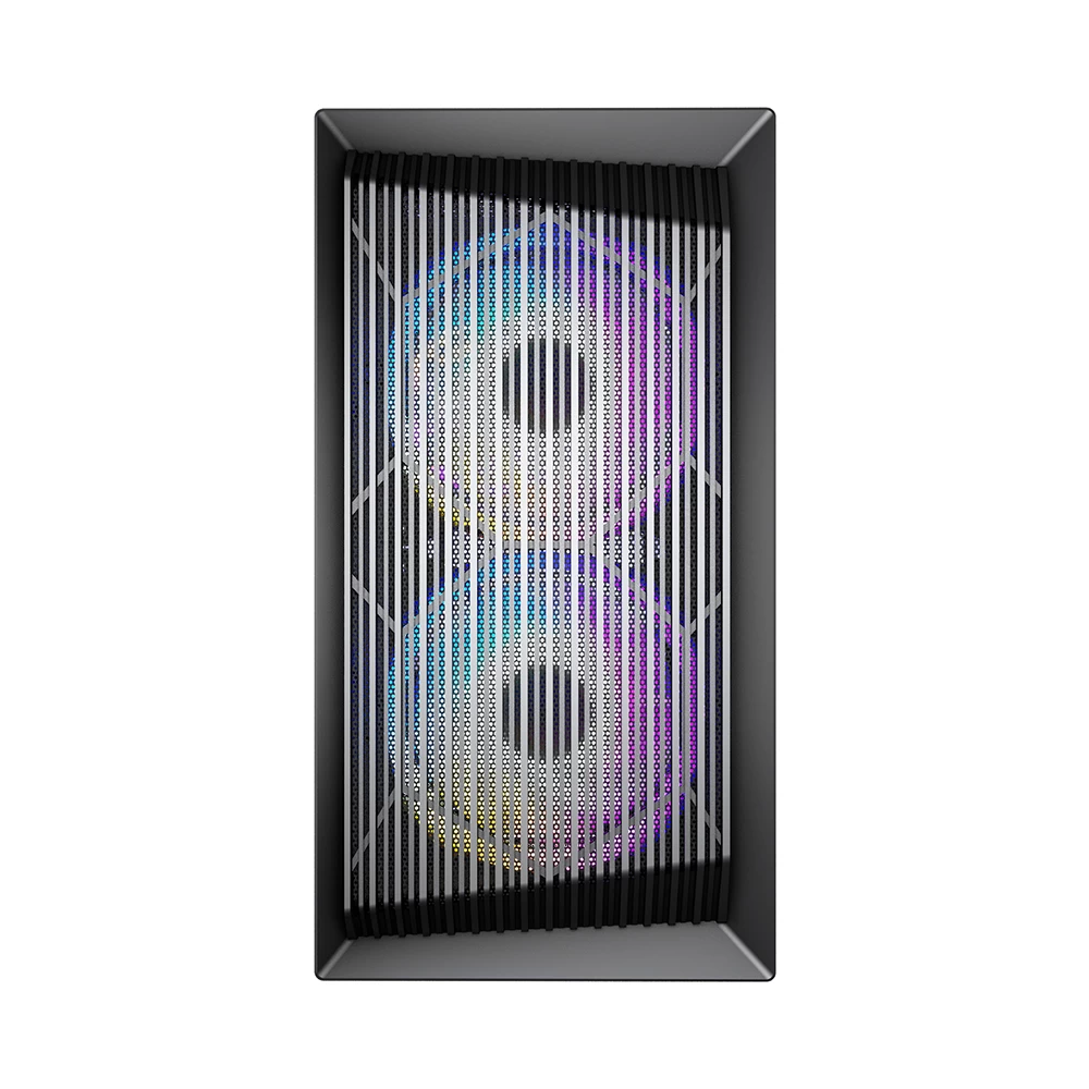 Carcasa 1STPLAYER BS-2 / no PSU / Side-Window / 3x120mm / mATX / Black photo 1