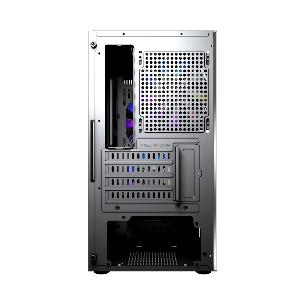 Carcasa 1STPLAYER BS-2 / no PSU / Side-Window / 3x120mm / mATX / Black photo 5
