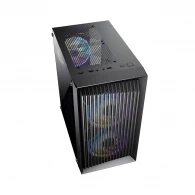 Carcasa 1STPLAYER BS-2 / no PSU / Side-Window / 3x120mm / mATX / Black thumbnav 2