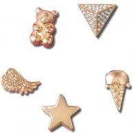 Jibbitz Crocs Gold Icons 5 Pack 