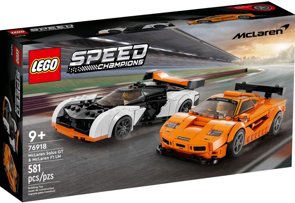 Constructor Lego Speed Champions McLaren Solus GT & McLaren F1 LM 76918 de la 9+ ani photo 1