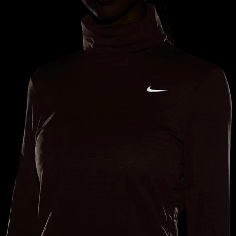 Hanorac Nike W NK SWIFT ELEMNT TF TTLNK / Femei / S / Maro photo 5