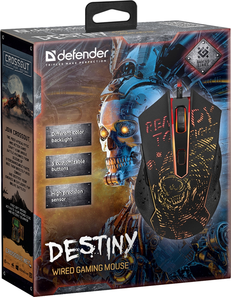 Mouse Defender GM91852918 Negru / Optic / Negru photo 3