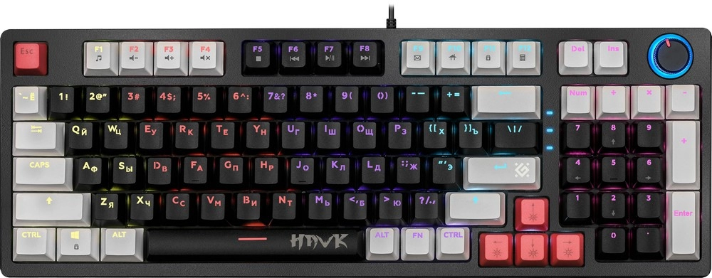Клавиатура проводная  Defender Hawk GK-418 / Механическая photo 1