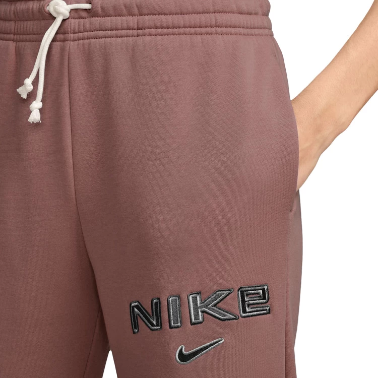 Брюки Nike W NSW PHNX FLC MR STD LOGO PNT S Коричневый Женский photo 4