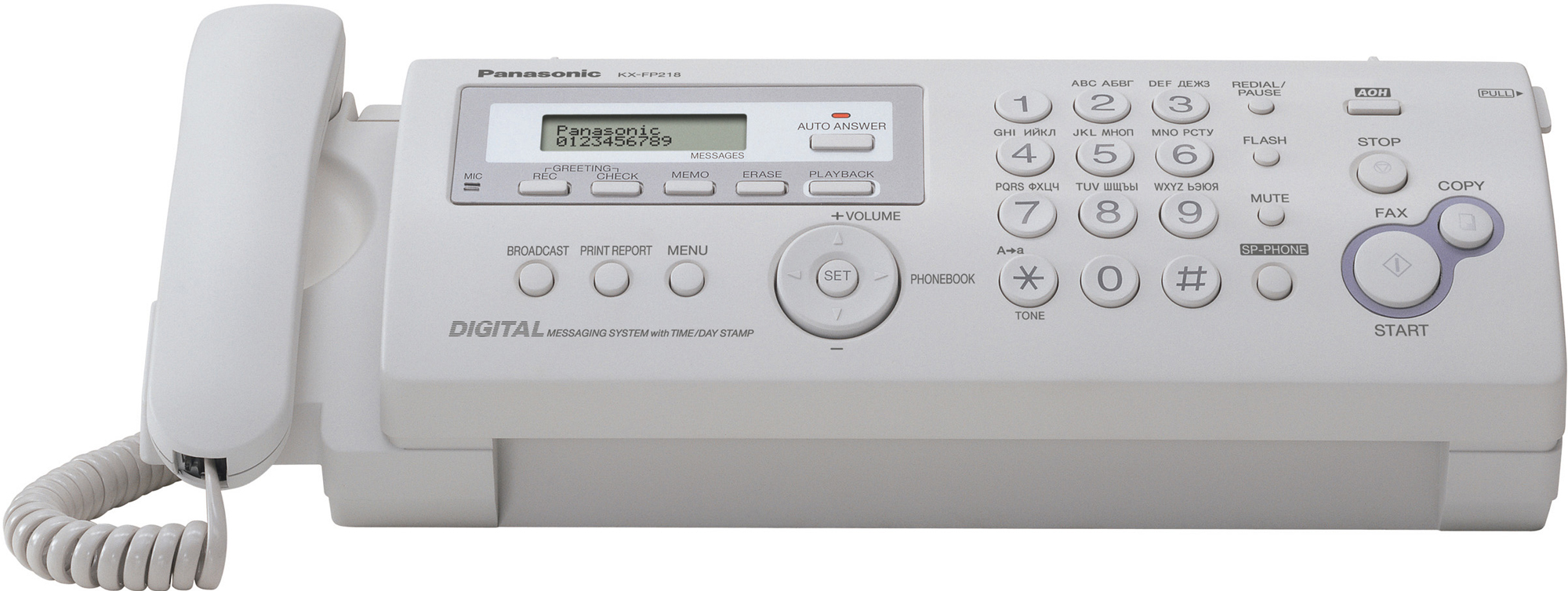 Факс Panasonic KX-FP 218 photo 1 Факс Panasonic KX-FP 218 photo 1