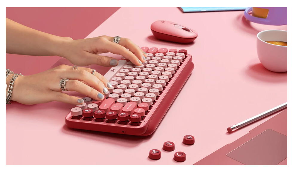 Клавиатура беспроводная Logitech POP Keys Emoji LO920-010718 / Мембранная photo 7