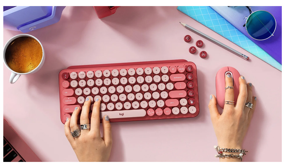 Клавиатура беспроводная Logitech POP Keys Emoji LO920-010718 / Мембранная photo 8
