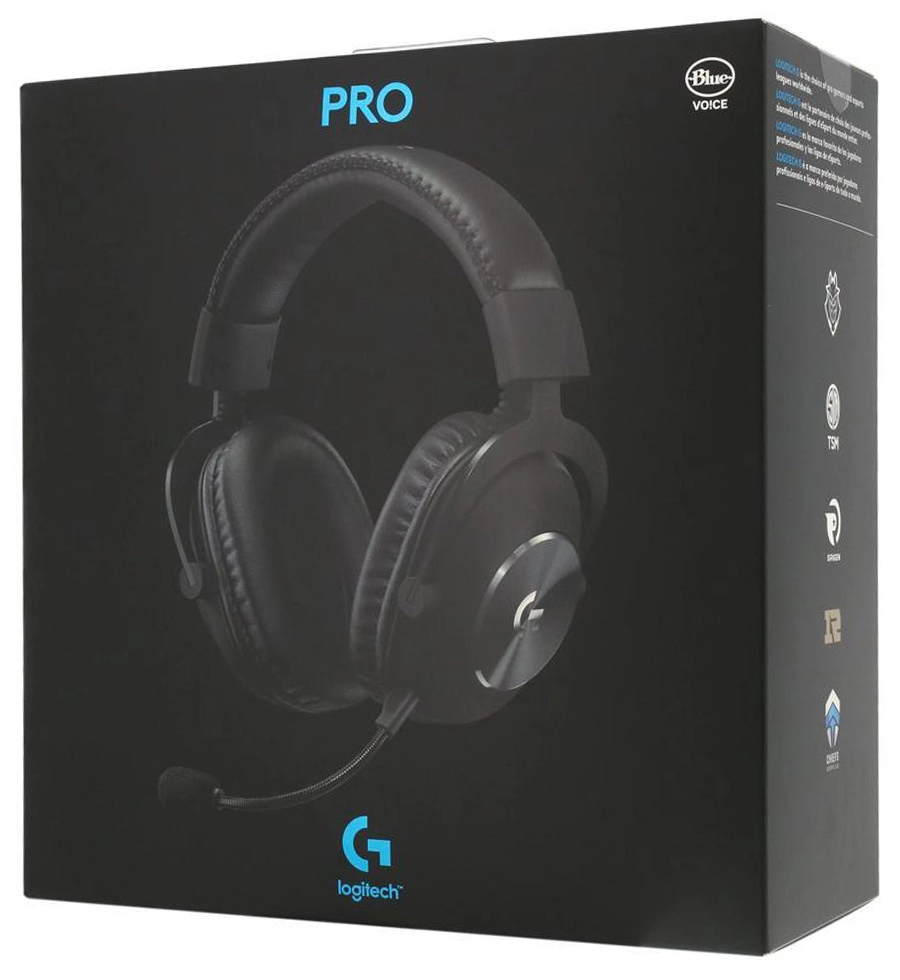 Наушники Logitech G PRO Черный Проводные / Игровой / Черный photo 3