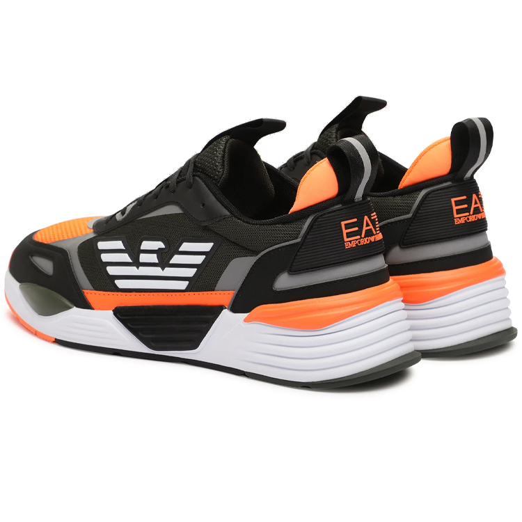 Кроссовки EA7 EMPORIO ARMANI ACE RUNNER / Мужской / 41.5 / Черный/Оранжевый photo 3