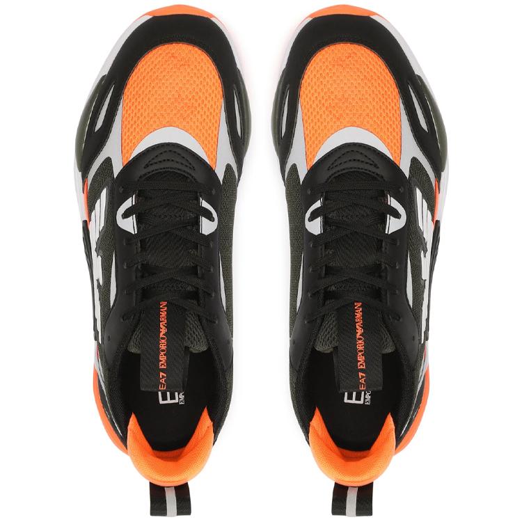 Кроссовки EA7 EMPORIO ARMANI ACE RUNNER / Мужской / 41.5 / Черный/Оранжевый photo 5
