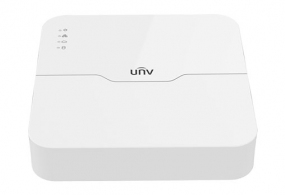 UNV NVR301-04LS2-P4, 4-ch, 1 SATA, 4 PoE, Incoming Bandwidth 40Mbps, Audio 0/1, 4 x 1080P@25 / 2 x 4MP@25 / 1 x 5MP@30, Mini 1U, H.265 thumbnav 1