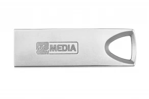 16GB USB2.0 MyMedia (by Verbatim) MyAlu USB 2.0 Drive Metal casing, Compact and lightweight, (Read 18 MByte/s, Write 10 MByte/s) 