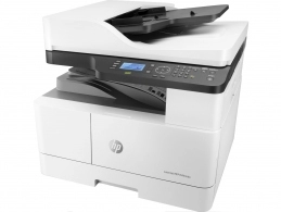 MFP A3 HP LaserJet M443nda, White, up to 25ppm,RADF 100p, 1200*1200 dpi, Duplex, 512MB, 600dpi, 4-Line LCD display, up to 50000 p/m, input 350 p,USB 2.0, 10/100 Base TX , HP PCL 6, Toner W1335A/X (7,400/13,700 pages), Drum CF257A  (80,000 pag) thumbnav 3