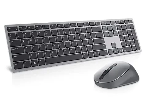 Dell Premier Multi-Device Wireless Keyboard and Mouse - KM7321W - Russian (QWERTY), Dual mode RF 2.4 GHz and Bluetooth 5.0, Scroll wheel (programmable: left tilt, click, right tilt), 3-Year Advanced Exchange Service. photo 2