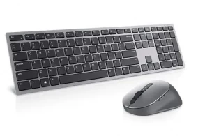 Dell Premier Multi-Device Wireless Keyboard and Mouse - KM7321W - Russian (QWERTY), Dual mode RF 2.4 GHz and Bluetooth 5.0, Scroll wheel (programmable: left tilt, click, right tilt), 3-Year Advanced Exchange Service. thumbnav 2