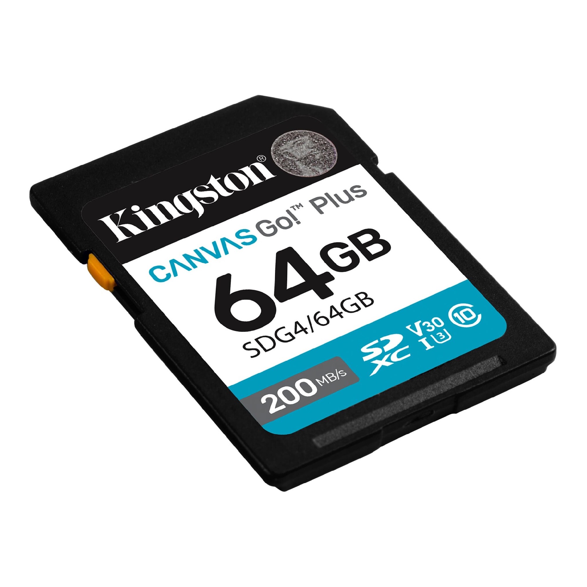 Card de memorie SD 64GB Kingston Canvas Go! Plus G4, 200/160MB/s photo 2