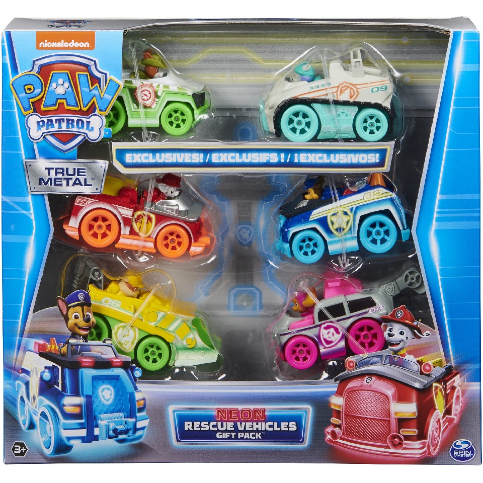 Spin Master 6064139 Paw Patrol Set True Metal Neon photo 1