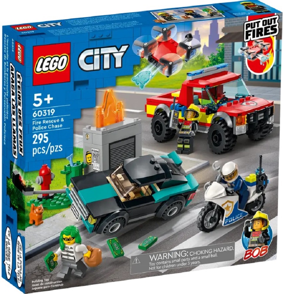 Конструктор Lego City Fire Rescue & Police Chase 60319   от 5+ лет photo 1