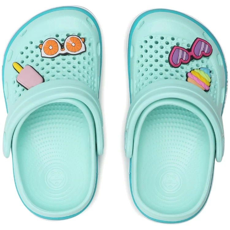 Шлепанцы COQUI Clogs LINDO + Amulet / см / Ментоловый/Бирюзовый photo 4