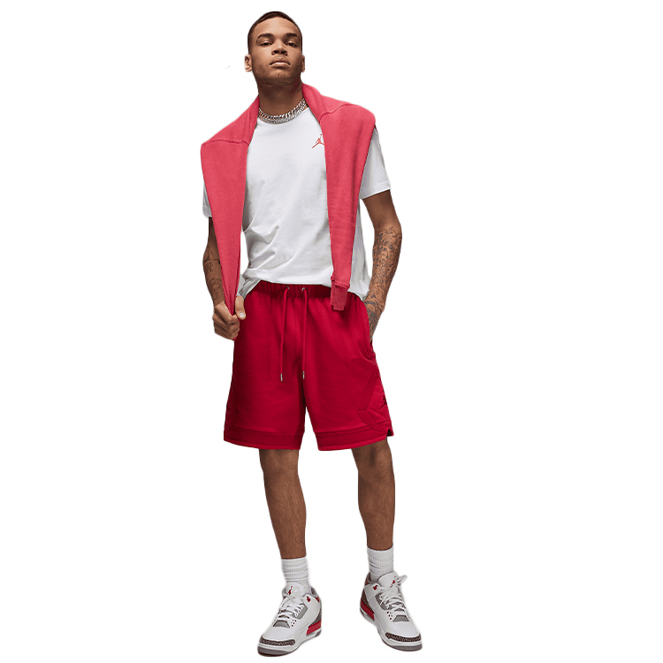 Sorti de bărbați Nike M J ESS STMT FLC SHORT L Rosu photo 2