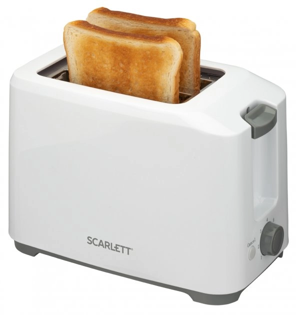 Тостер Scarlett SCTM11019, 2 тоста, 700 Вт, Белый photo 1