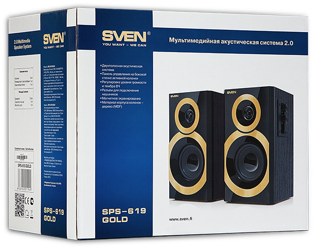 Компьютерные колонки Sven SPS619 photo 4