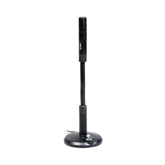 SVEN MK-490, Microphone, Desktop, On/off switch button, Flexible stand for rotation at any angle, Black photo 1