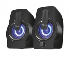 Колонки 2.0 Trust Gemi RGB Black / 12W / 3,5 AUX / USB power thumbnav 1