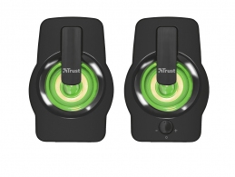 Колонки 2.0 Trust Gemi RGB Black / 12W / 3,5 AUX / USB power thumbnav 4
