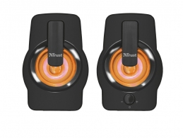 Колонки 2.0 Trust Gemi RGB Black / 12W / 3,5 AUX / USB power thumbnav 5