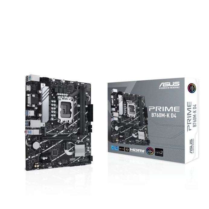 Материнская плата ASUS PRIME B760M-K D4 / 1700 / B760 / DDR4 / mATX photo 1