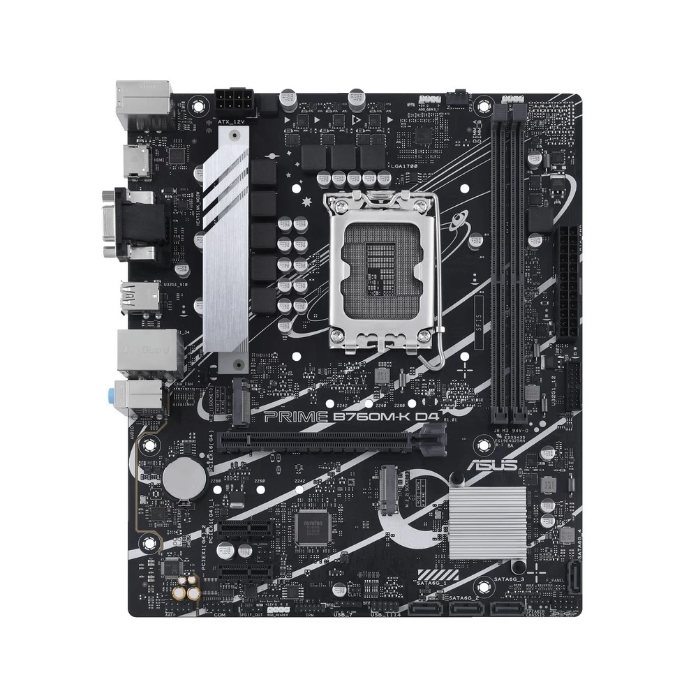 Материнская плата ASUS PRIME B760M-K D4 / 1700 / B760 / DDR4 / mATX photo 2