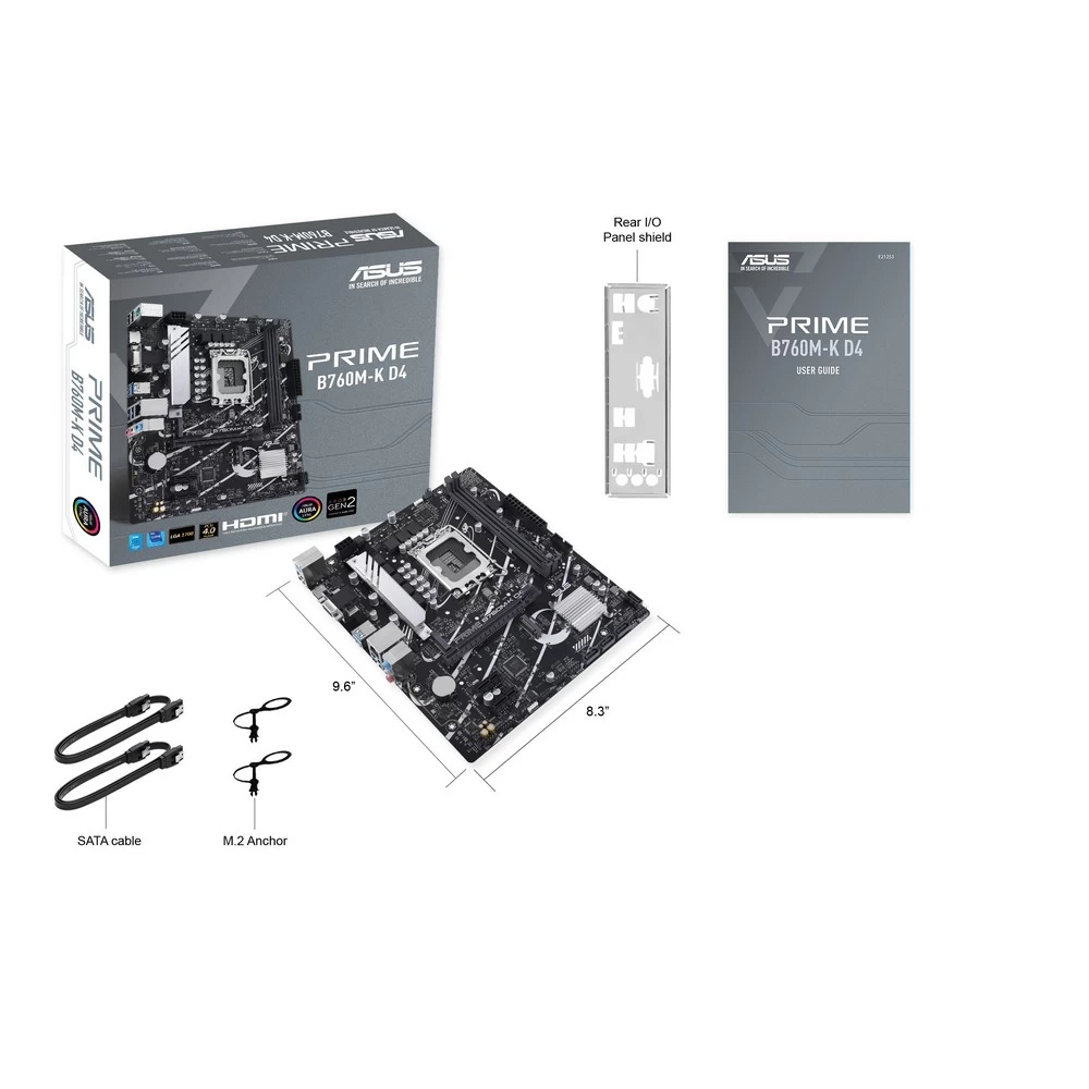 Материнская плата ASUS PRIME B760M-K D4 / 1700 / B760 / DDR4 / mATX photo 6