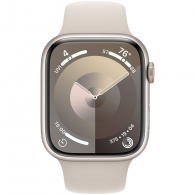 Smart watch Apple Watch Series 9 GPS 45mm Starlight Aluminium Case with Starlight Sport Band - M/L (MR973QI/A) thumbnav 2