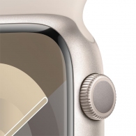 Smart watch Apple Watch Series 9 GPS 45mm Starlight Aluminium Case with Starlight Sport Band - M/L (MR973QI/A) thumbnav 3