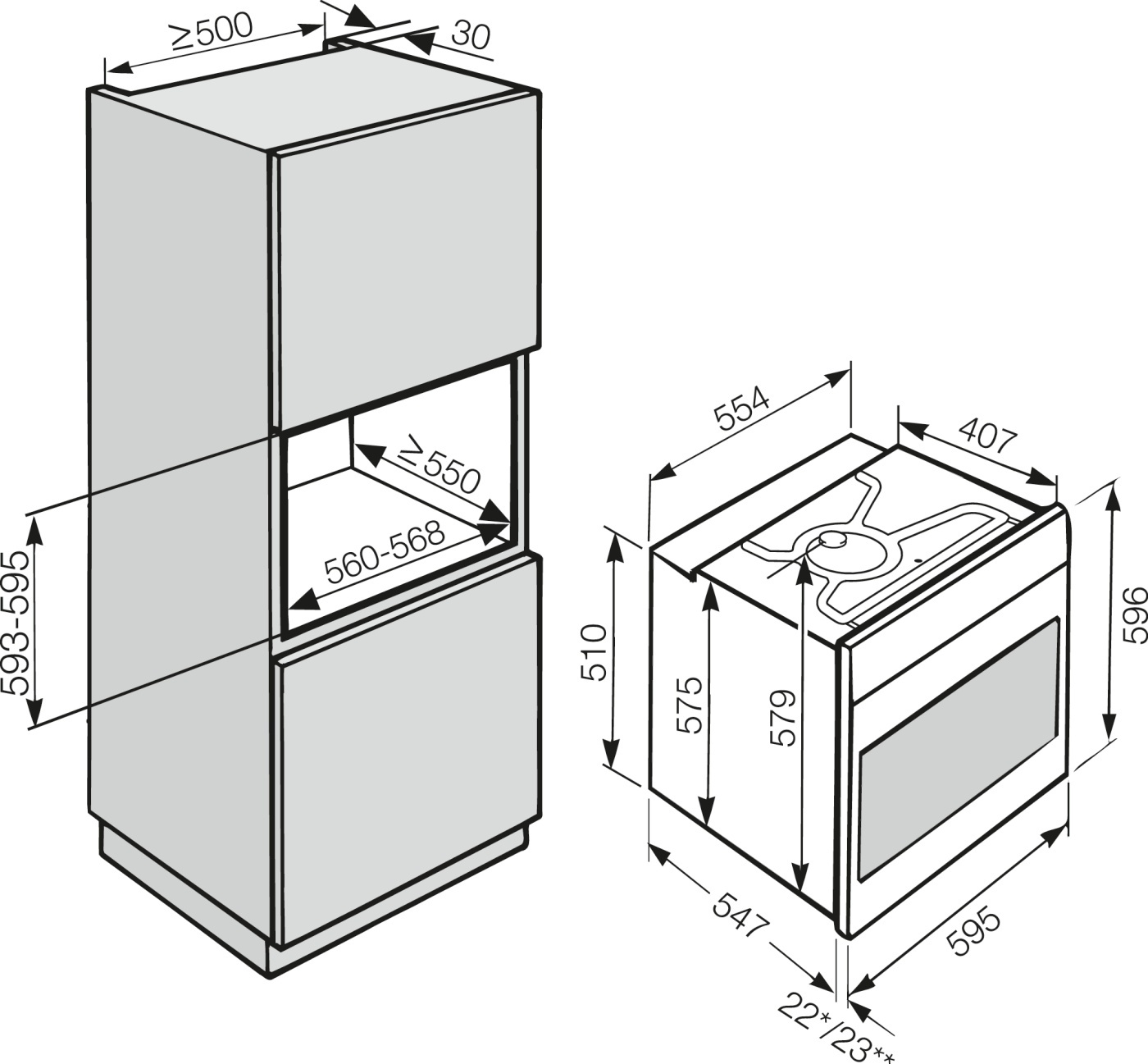 Cuptor electric incorporabil Miele H2661B / 76 l. / A  photo 2
