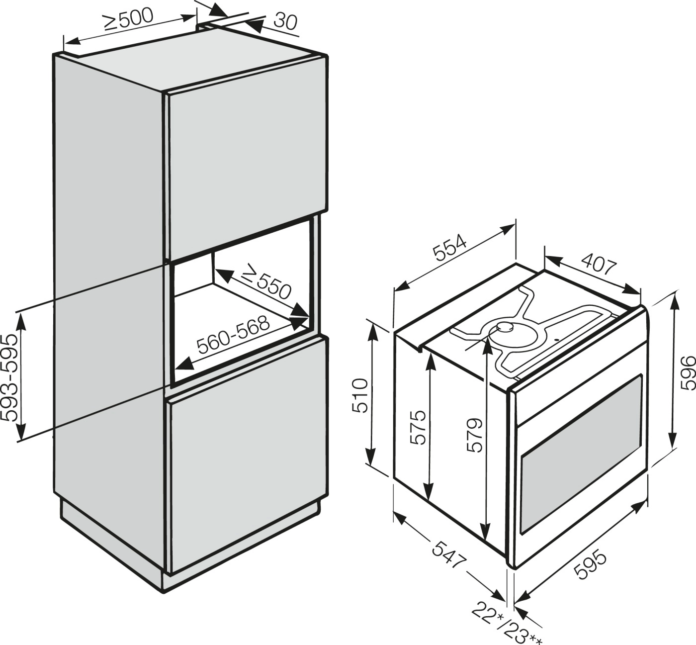 Cuptor electric incorporabil Miele H2661B / 76 l. / A  photo 2